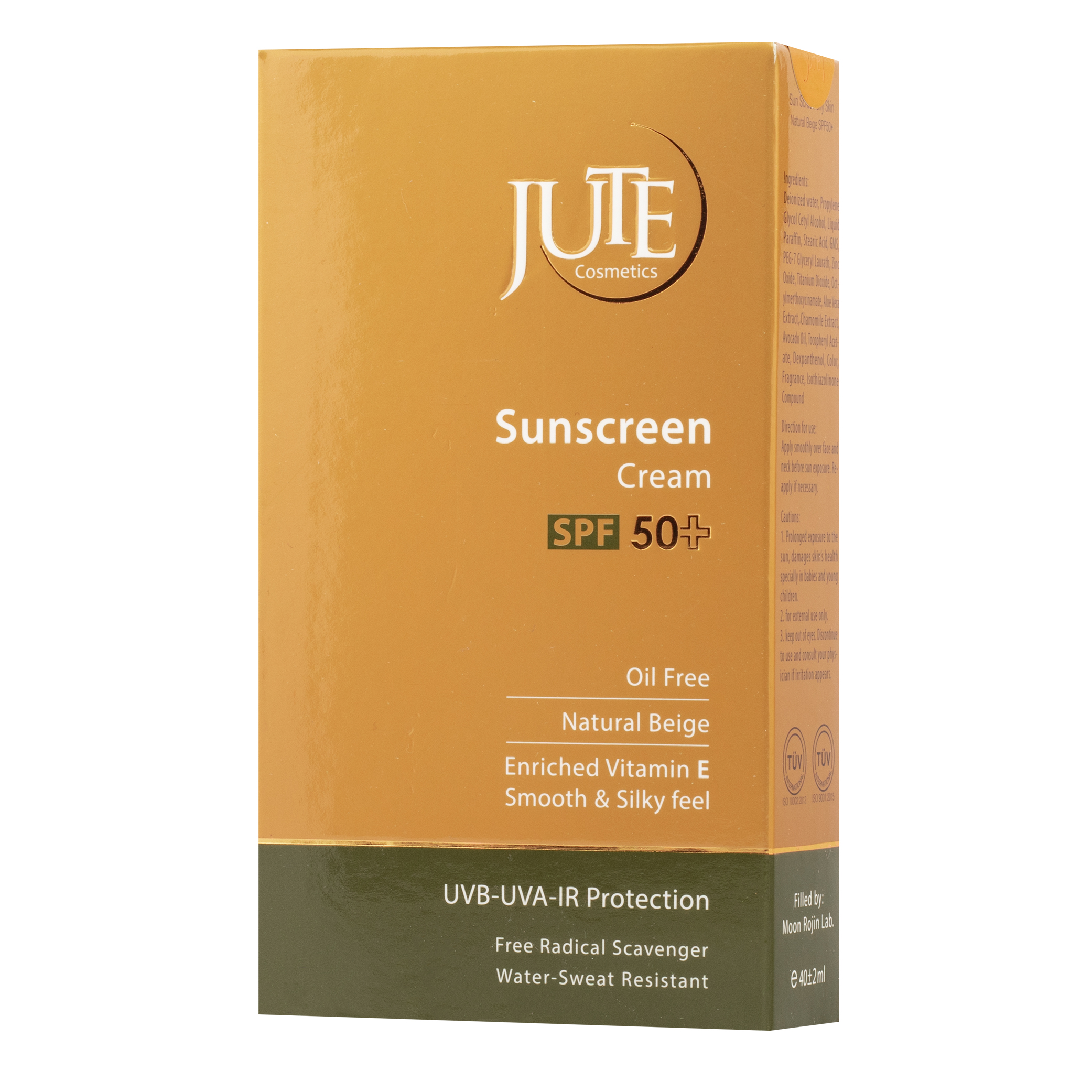 کرم ضد آفتاب spf50 بژ طبیعی برند ژوت