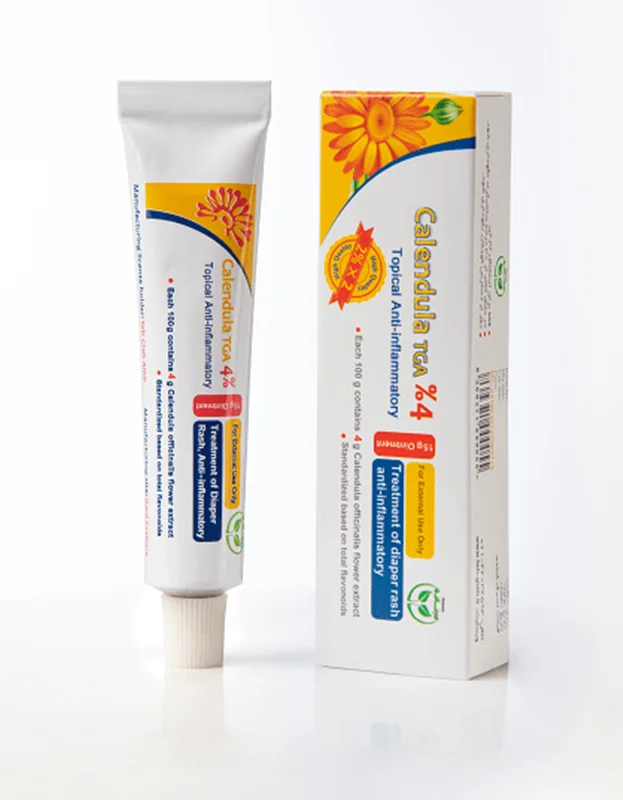 ترمیم کننده پوست و زخم کالاندولا 4 درصد برند سینامه