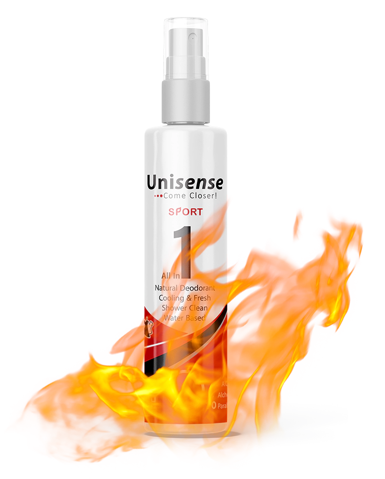 مام اسپری بدن اسپرت برند یونی سنس