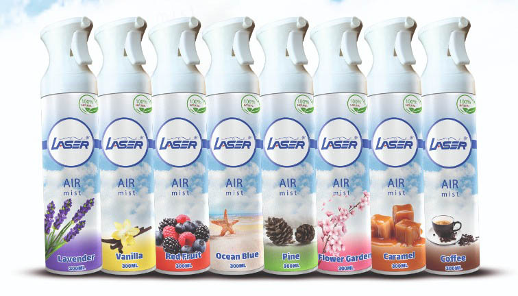 اسپری خوشبوکننده هوا برند لیزر 