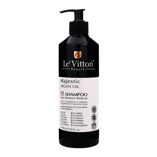 شامپو مدل BB موهای خشک و آسیب دیده برند لویتون