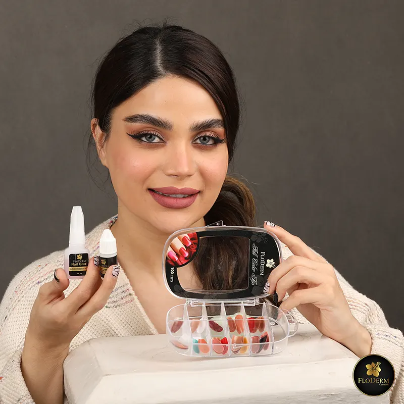 ناخن مصنوعی 100 عددی برند فلودرم