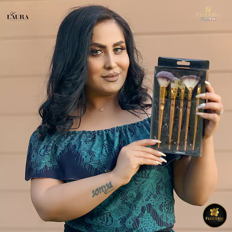 ست براش 5 عددی فلودرم