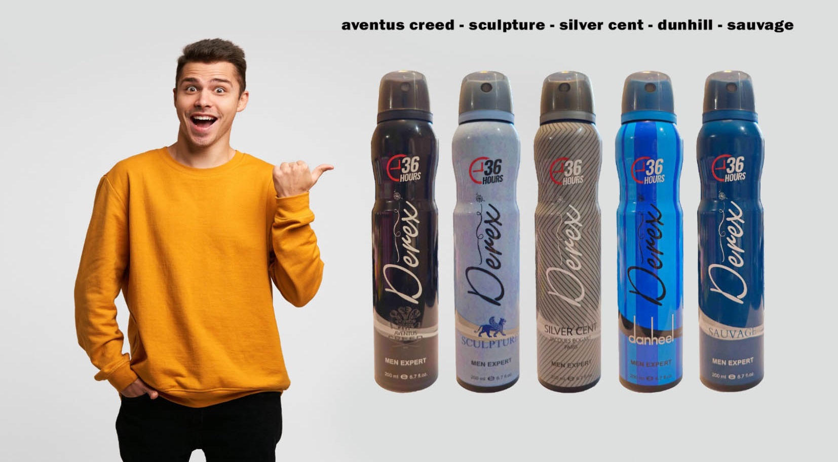 اسپری خوشبوکننده بدن مردانه برند درکس