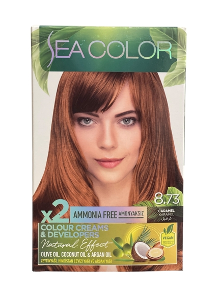 پکیج کامل رنگ موی بدون آمونیاک برند سی کالر