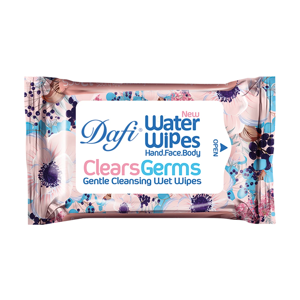 دستمال مرطوب پاک کننده دست و صورت برند دافی