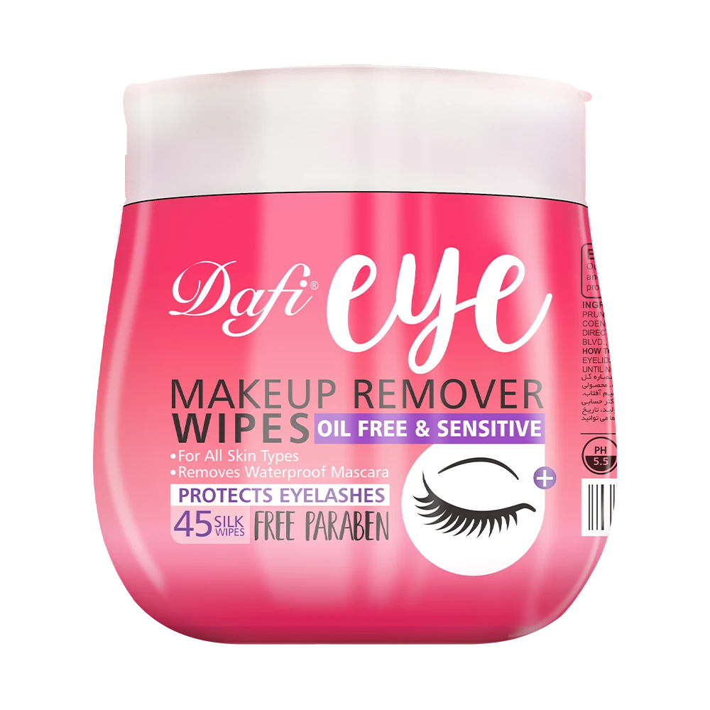 دستمال مرطوب دور چشم برند دافی