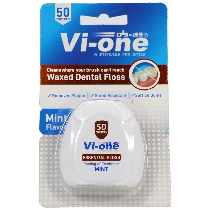 نخ دندان با پوشش موم برند وی وان