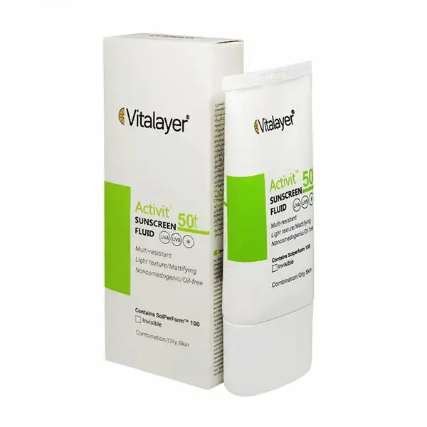 فلوئید ضد آفتاب اکتی ویت برند ویتالایر 
