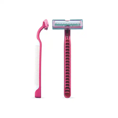 تیغ زنانه 2 لبه‌ی پلی بگ برند اسکارد