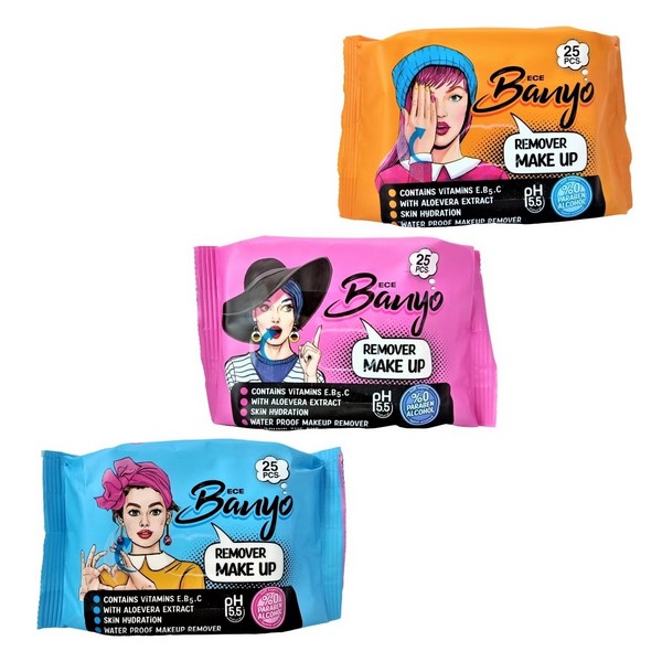  دستمال مرطوب آرایشی برند بانیو