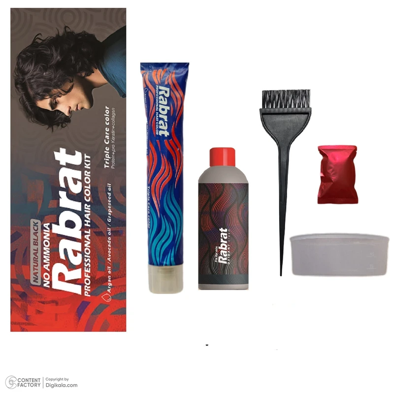 کیت رنگ موی مردانه برند رابرات