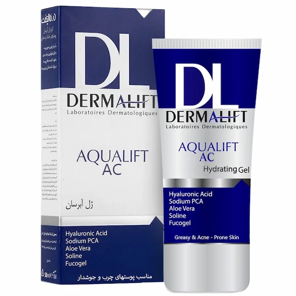 ژل آبرسان پوست چرب و جوش دار برند درمالیفت 