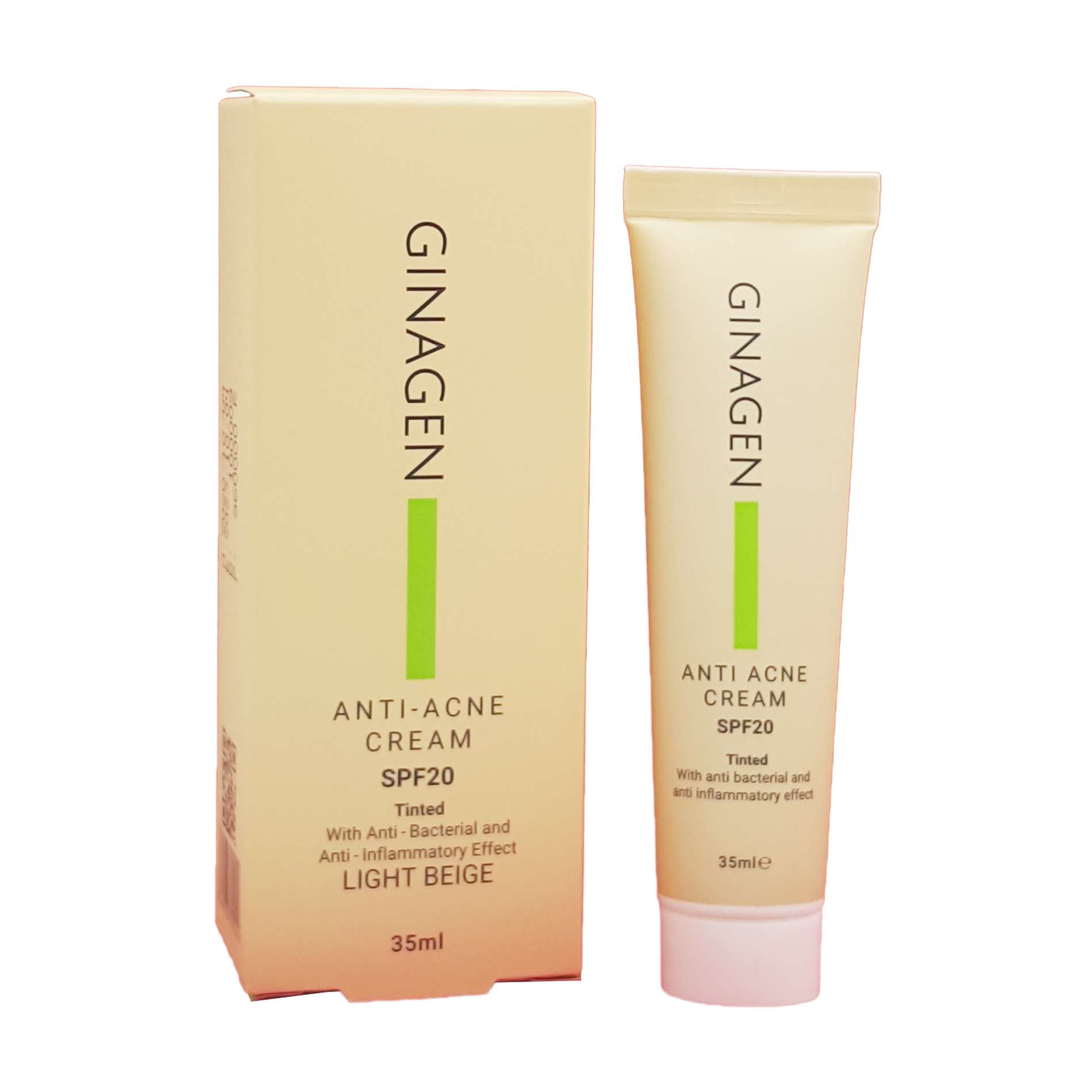 کرم آنتی آکنه رنگی برند ژیناژن 