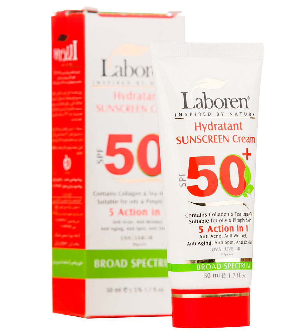 کرم ضد آفتاب بی رنگ spf50 برند لابورن 