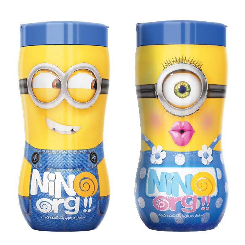 دستمال مرطوب کودک مینیون برند نینو