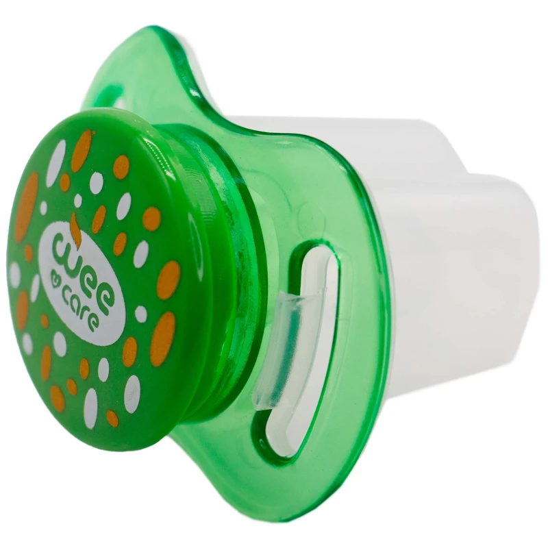 پستانک ارتودنسی شفاف چاپدار دربدار کامفورت برند وی کر 