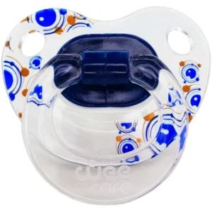 پستانک ارتودنسی شفاف چاپدار هپی برند وی کر