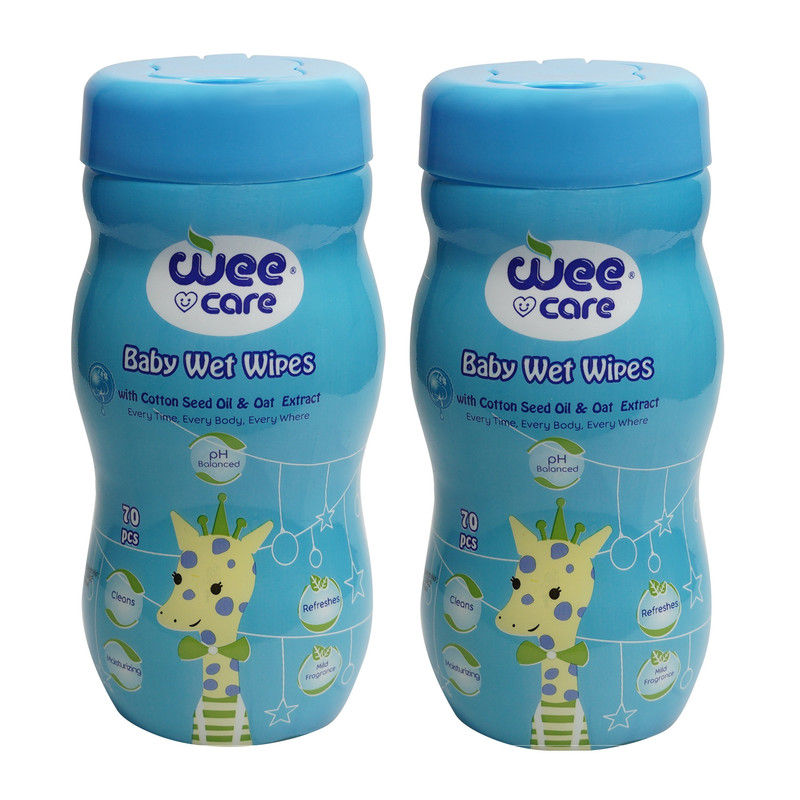  دستمال مرطوب کودک سیلندری  برند وی کر