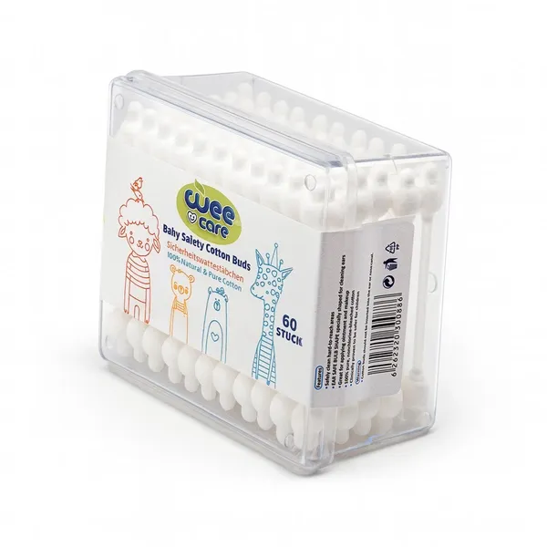 گوش پاک کن 100 درصد پنبه کودک برند وی کر 