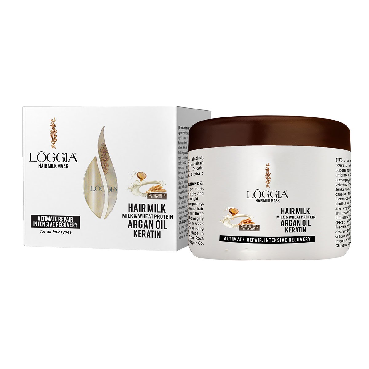 ماسک شیر بدون سولفات و پارابن برند لوجیا 