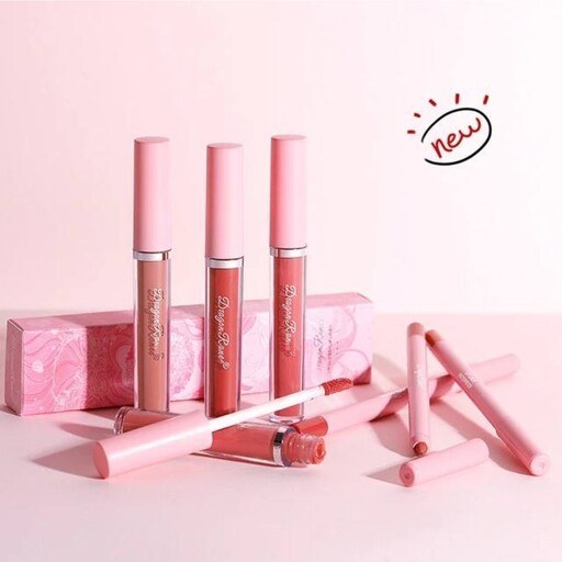 رژلب مایع مات و خط لب برند دراگون رانی 