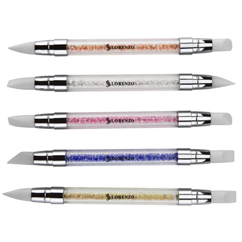  ست قلم طراحی ناخن دو سر سیلیکونی (5 عددی)