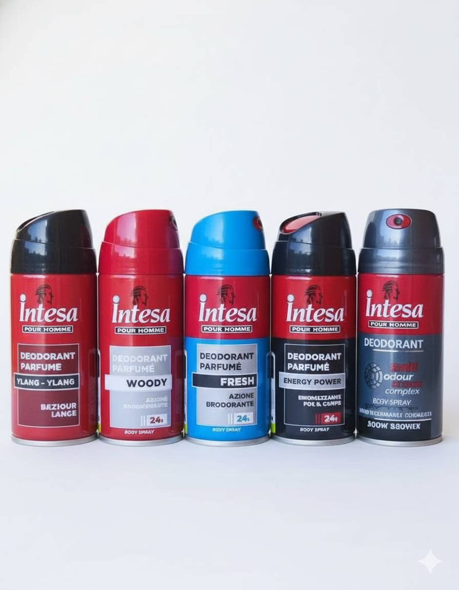 اسپری خوشبو کننده بدن مردانه و زنانه برند انتسا