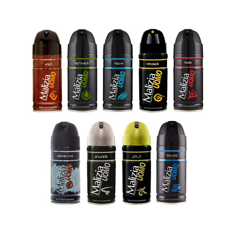 اسپری خوشبو کننده بدن مردانه و زنانه برند مالیزیا