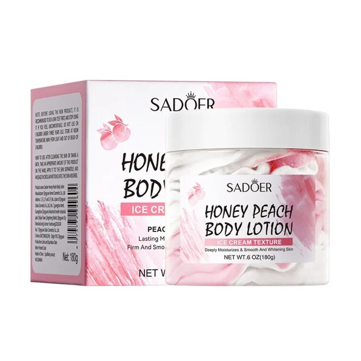 لوسیون بستنی بدن مدل عسل و هلو برند سادور