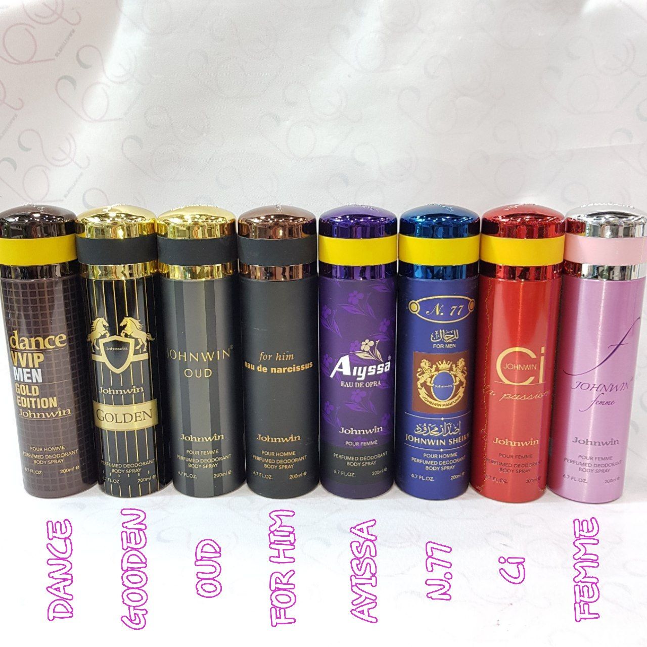 اسپری خوشبو کننده بدن مردانه برند جانوین	