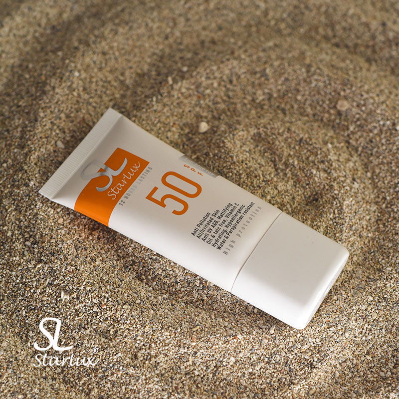 ضد آفتاب بی رنگ spf50 برند استارلوکس