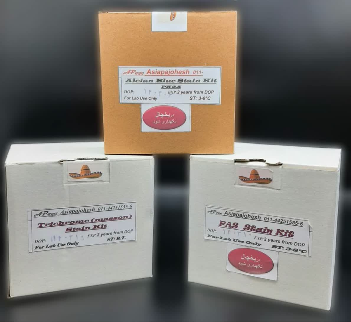 کیت آهن بافت برند شیمی پژوهش آسیا
